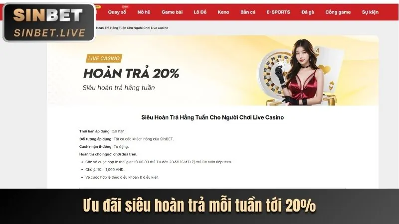 Hoàn trả hàng tuần hello88
