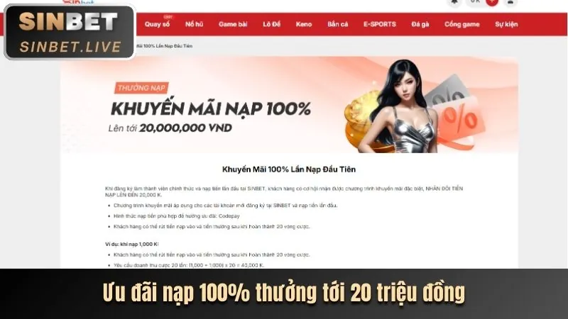 Thưởng nạp hàng ngày hello88